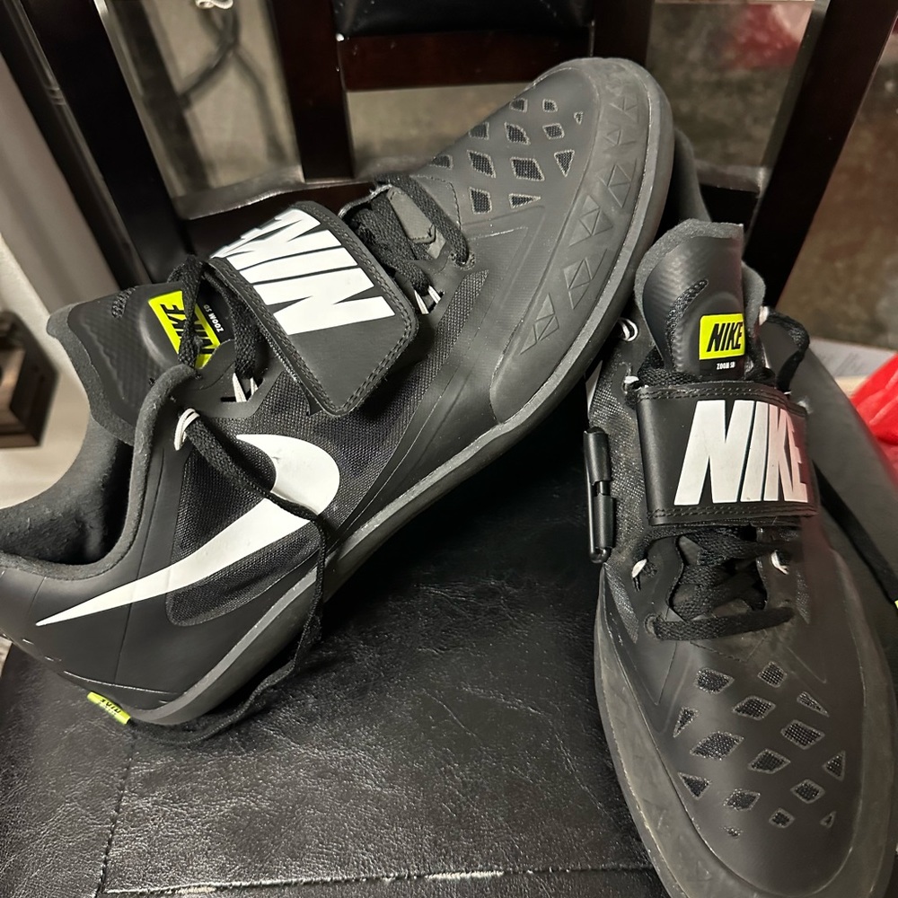 Nike Zoom SD 4 Black Volt 685135-017 Track Shot Put Discus Shoes Size 14